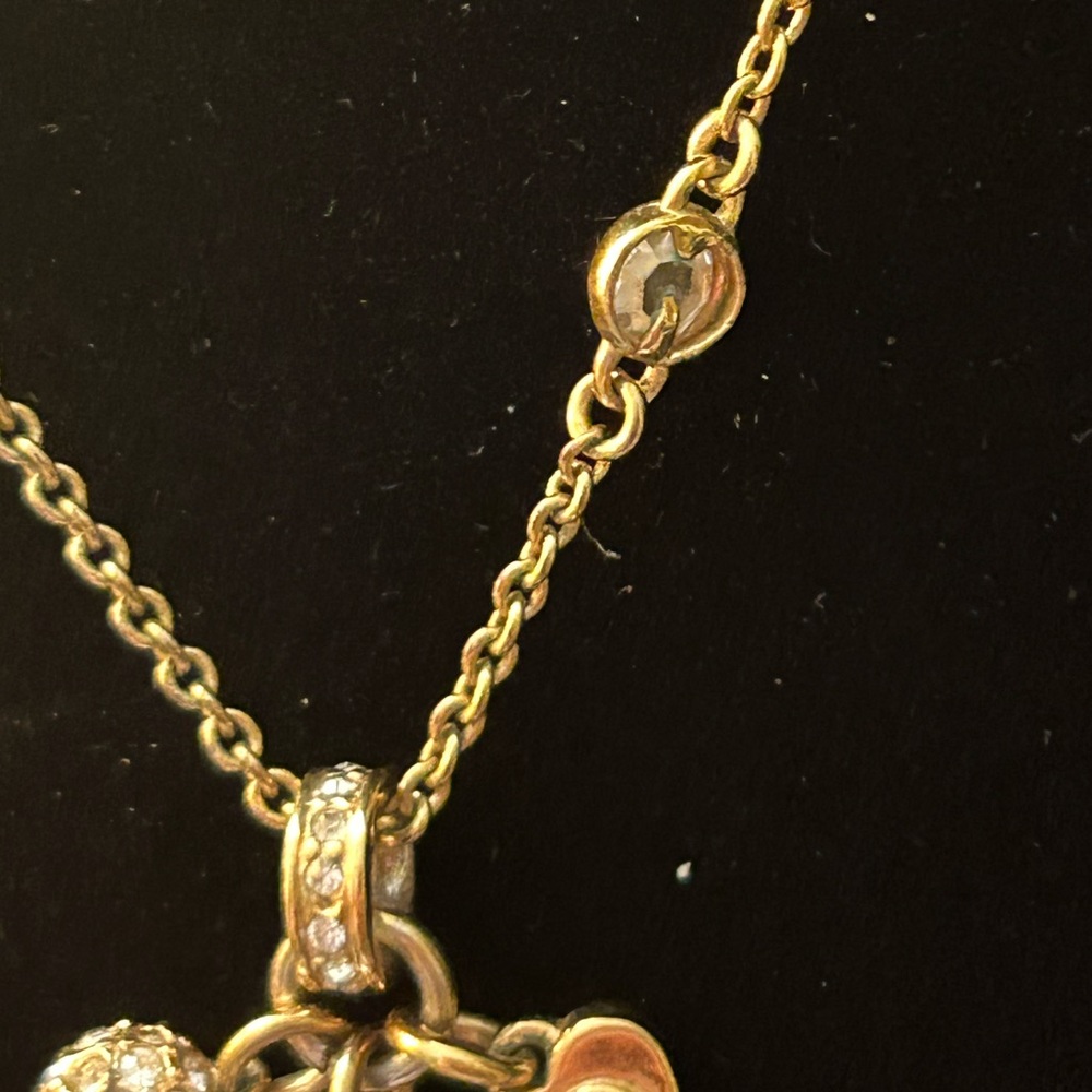 Coach Gold Heart Charm Necklace - Picture 3 of 7